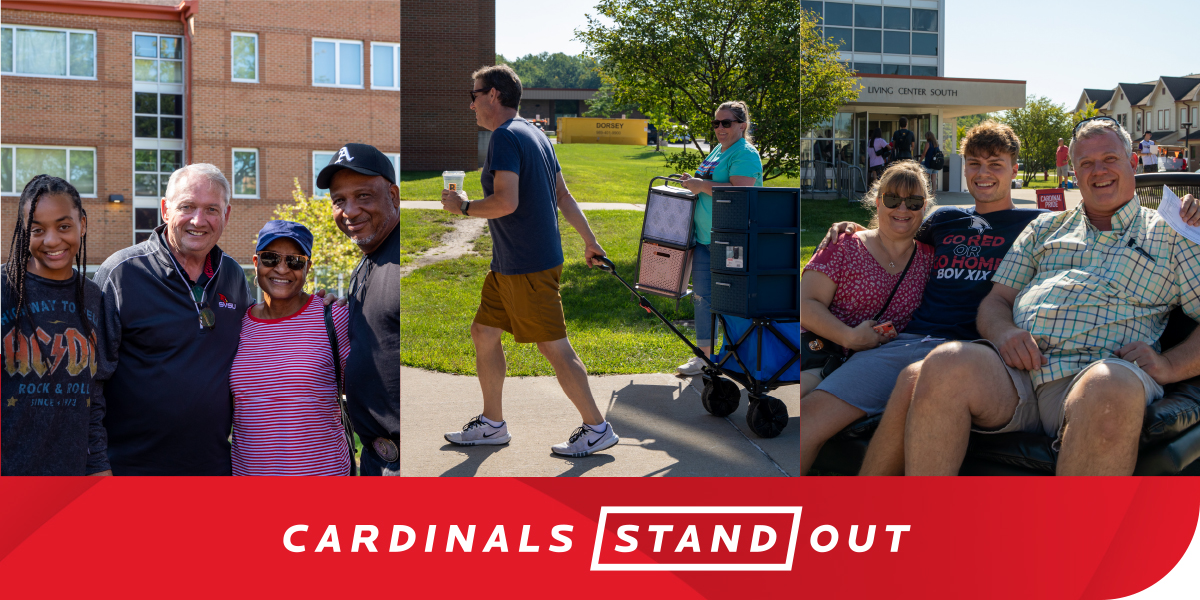 SVSU students and parents - Cardinals Stand Out